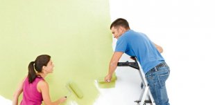 Необычная покраска стен в доме