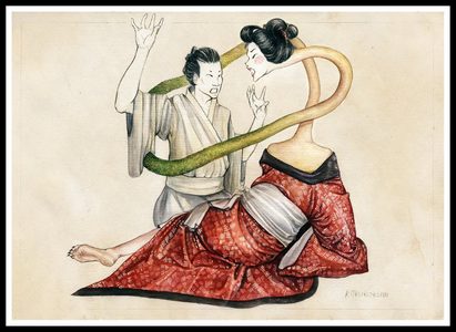 Yokai rokuro kubi by niban deidara n chan.jpg